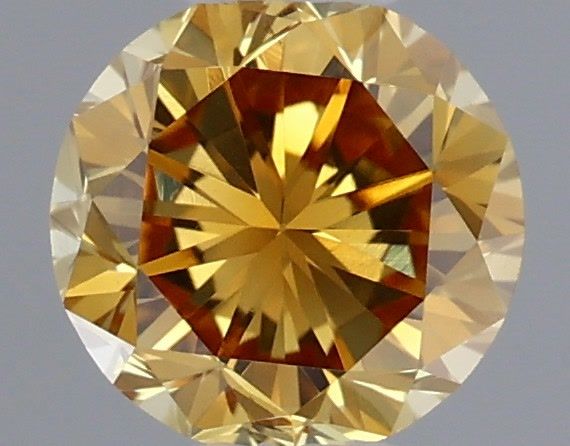Diament 0.34 ct Fancy Intense Orange Yellow/