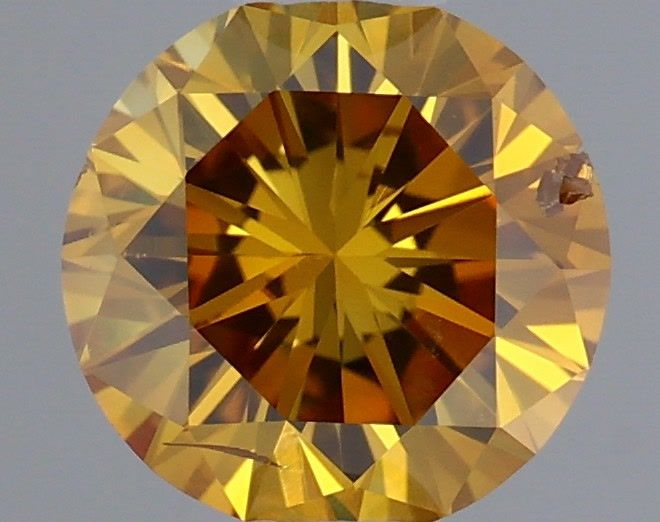 Diament 0.46 ct Fancy Intense Orange Yellow/