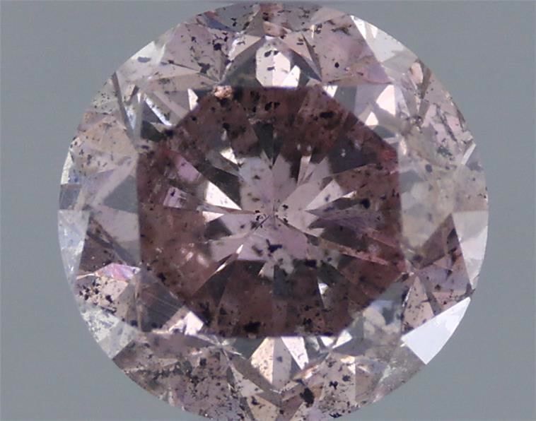 Diament 0.53 ct Fancy Brownish Purple Pink/