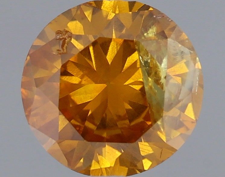 Diament 0.32 ct Fancy Deep Yellow Orange/