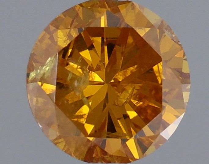 Diament 0.37 ct Fancy Deep Yellow Orange/