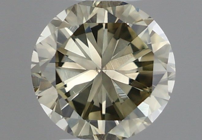 Diament 0.31 ct Fancy Dark Brown Greenish Yellow/