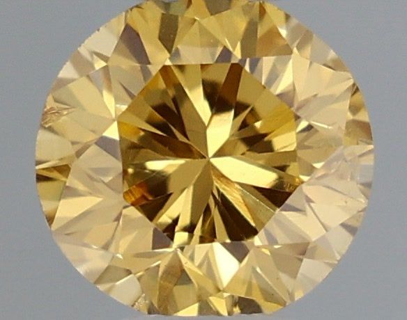 Diament 0.29 ct Fancy Intense Orangey Yellow/