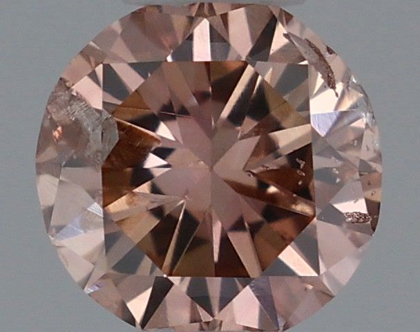 Diament 0.28 ct Fancy Brownish Orangey Pink/