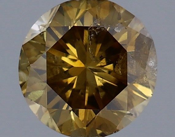 Diament 0.28 ct Fancy Deep Brown Yellow/