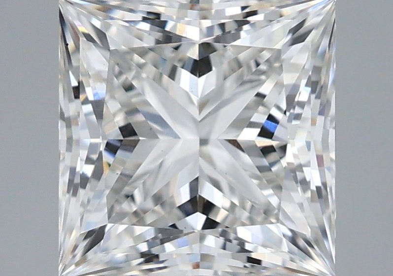 2.62 ct lab-grown Princess Diamond