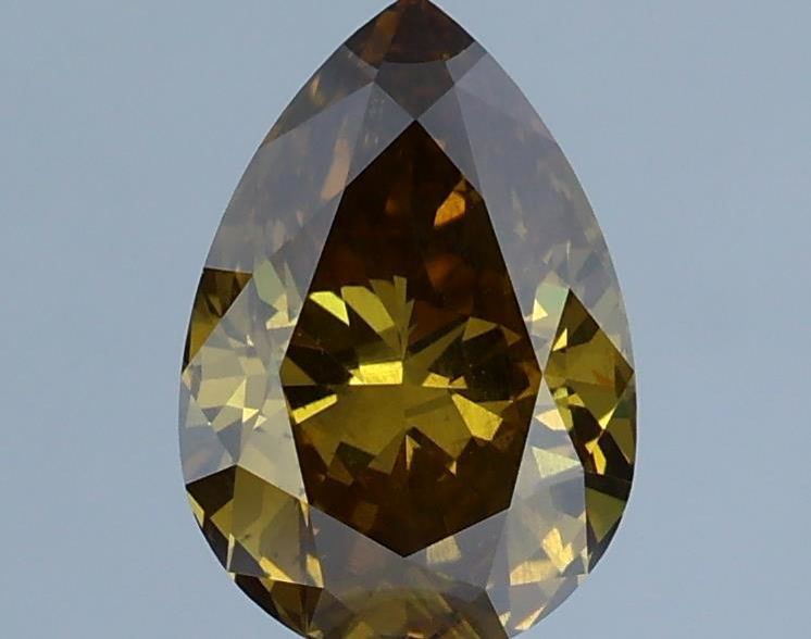 Diament 1.13 ct Fancy Deep Brown Greenish Yellow/