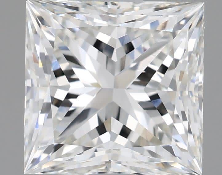 1.92 ct. princess Lab Grown Diamond front image