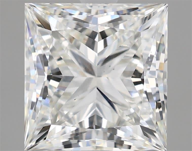 3.13 ct. princess Lab Grown Diamond front image