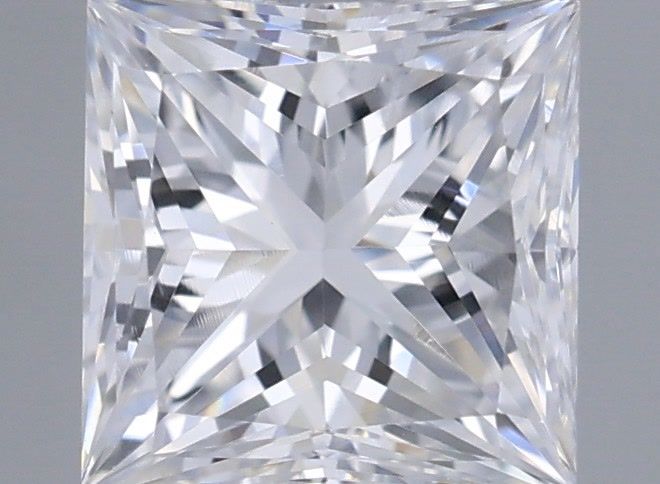 0.63 ct lab-grown Princess Diamond