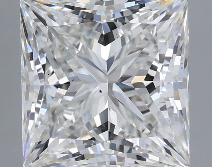2.10 ct. princess Lab Grown Diamond front image