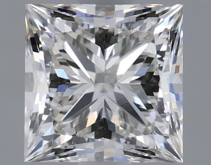 1.82 ct. princess Lab Grown Diamond front image