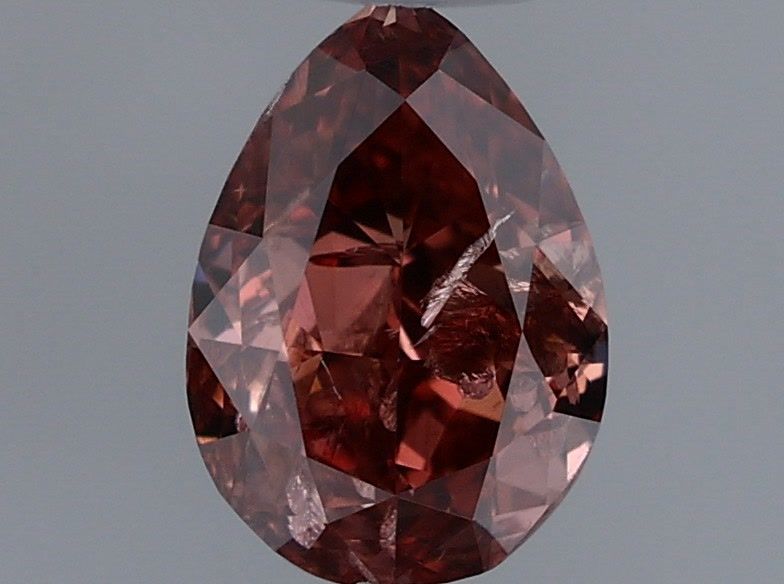Diament 0.31 ct Fancy Deep Orangey Pink/I3