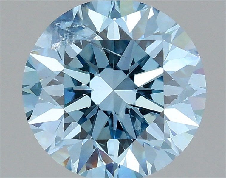 2.12 CT Fancy Vivid Blue ROUND