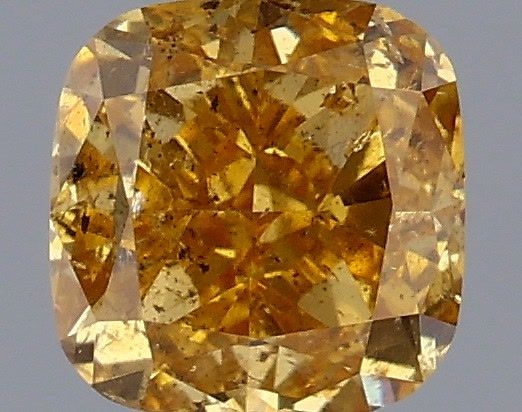 Diament 0.37 ct Fancy Yellow Brown/I1