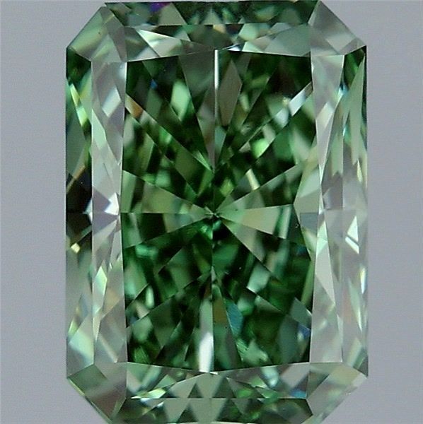 1.9 CT Fancy Vivid Green RADIANT