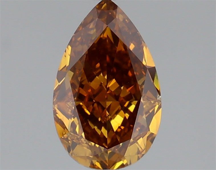 Diament 1.0 ct Fancy Deep Orange Brown/VS2