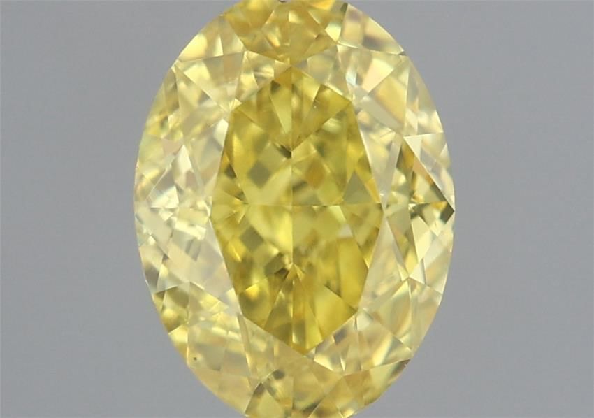 Diament 0.6 ct Fancy Vivid Yellow/SI1