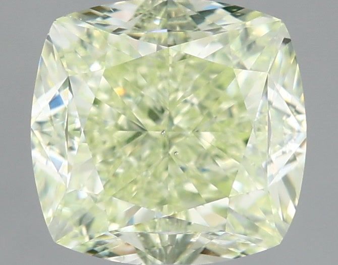 Diament 3.0 ct Fancy Light Yellow Green/SI1