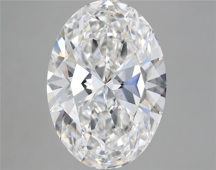 5.55 ct. oval Lab Grown Diamond front image