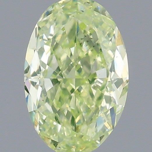 Diament 0.39 ct Fancy Light Yellow Green/VS2