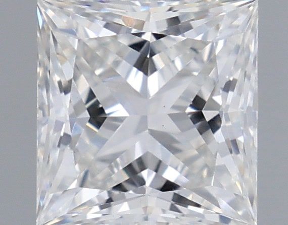 0.66 ct. princess Lab Grown Diamond front image