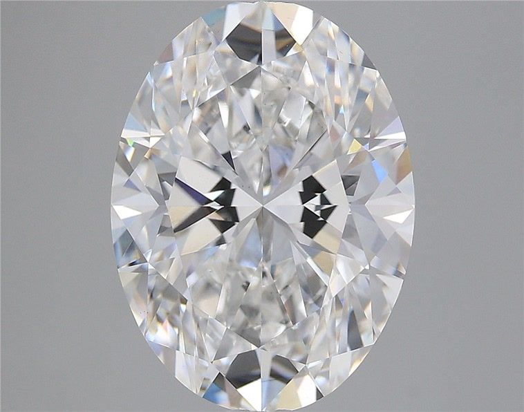 5.18 ct. oval Lab Grown Diamond front image