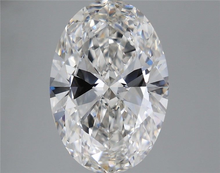 5.25 ct. oval Lab Grown Diamond front image
