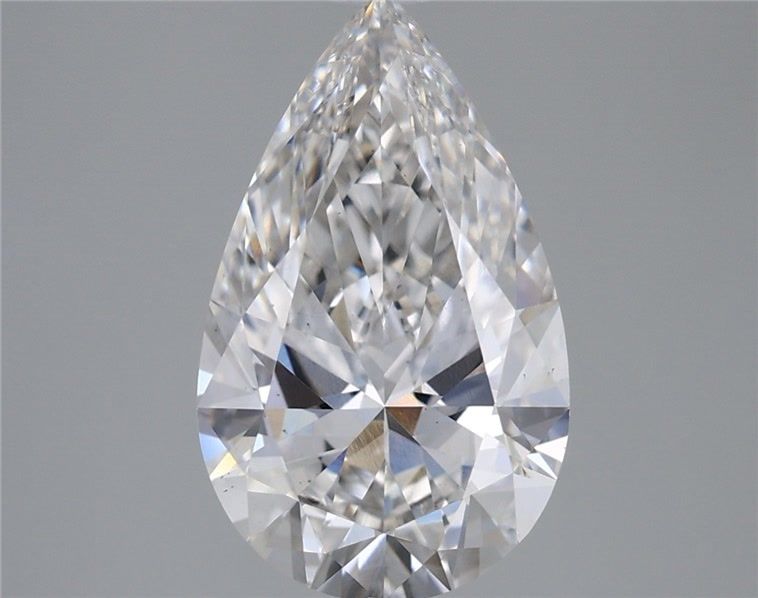 3.1 carat f VS2 EX Cut IGI pear diamond