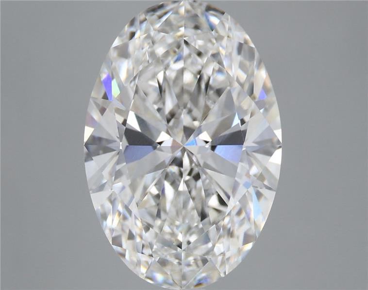 5.24 ct. oval Lab Grown Diamond front image