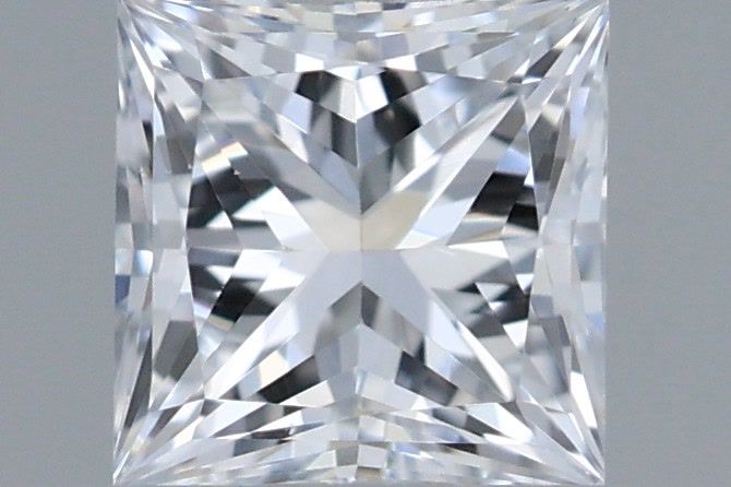 0.37 ct lab-grown Princess Diamond
