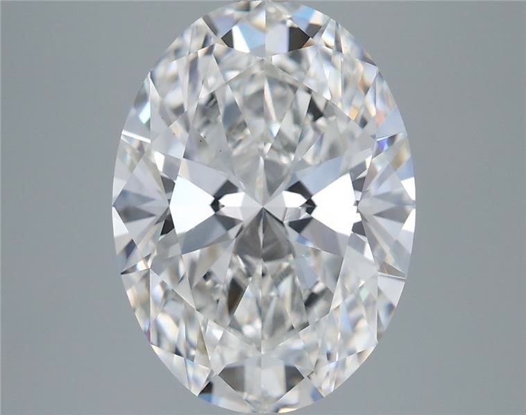 5.55 ct. oval Lab Grown Diamond front image