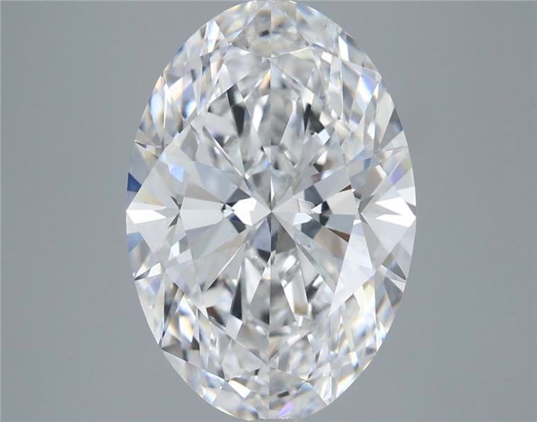 5.57 ct. oval Lab Grown Diamond front image