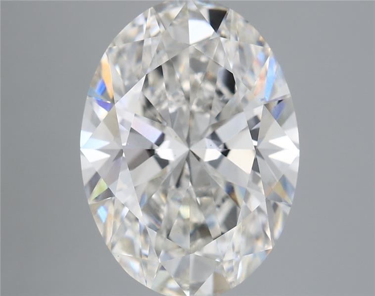 5.25 ct. oval Lab Grown Diamond front image