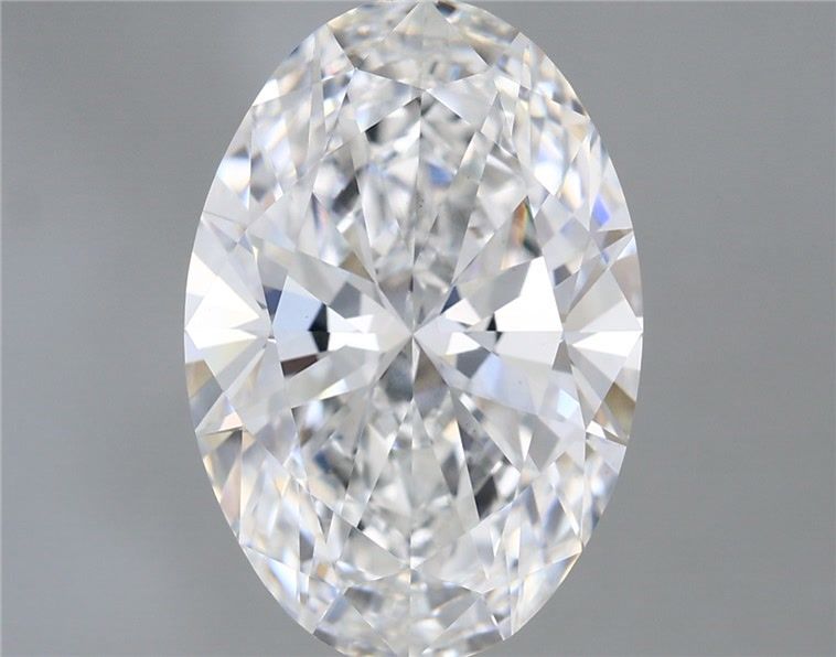 5.55 ct. oval Lab Grown Diamond front image