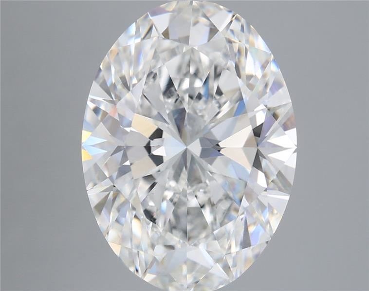 5.82 ct. oval Lab Grown Diamond front image