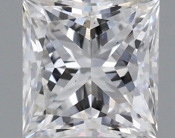 0.66 ct. princess Lab Grown Diamond front image