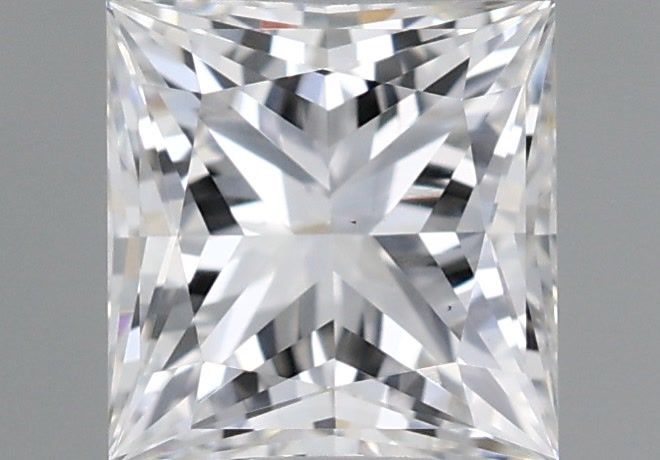 0.81 ct lab-grown Princess Diamond