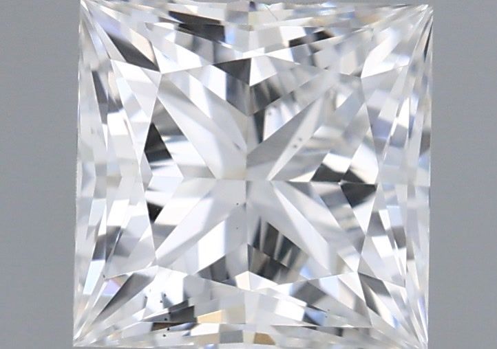 0.66 ct. princess Lab Grown Diamond front image