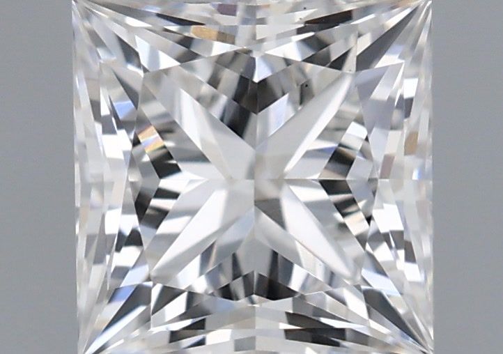 0.68 ct. princess Lab Grown Diamond front image