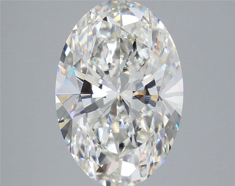 5.00 ct. oval Lab Grown Diamond front image