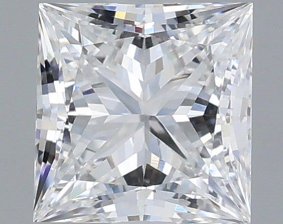 0.77 ct. princess Lab Grown Diamond front image