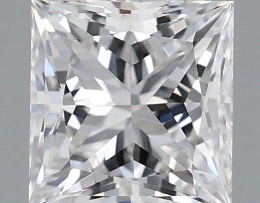 0.66 ct. princess Lab Grown Diamond front image