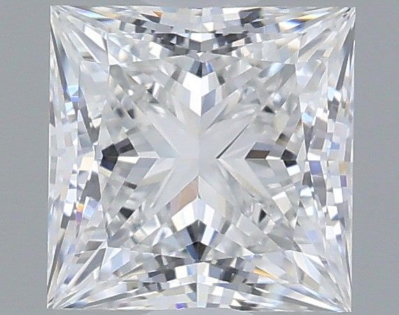 0.77 ct. princess Lab Grown Diamond front image