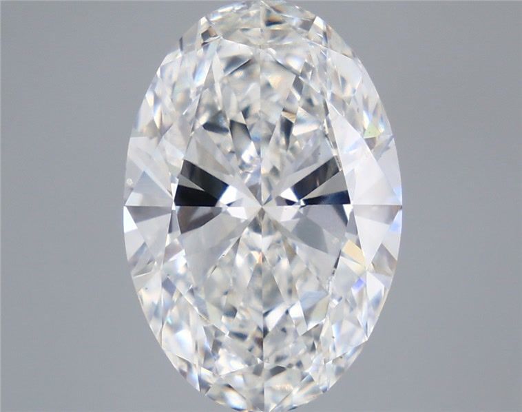6.31 ct. oval Lab Grown Diamond front image