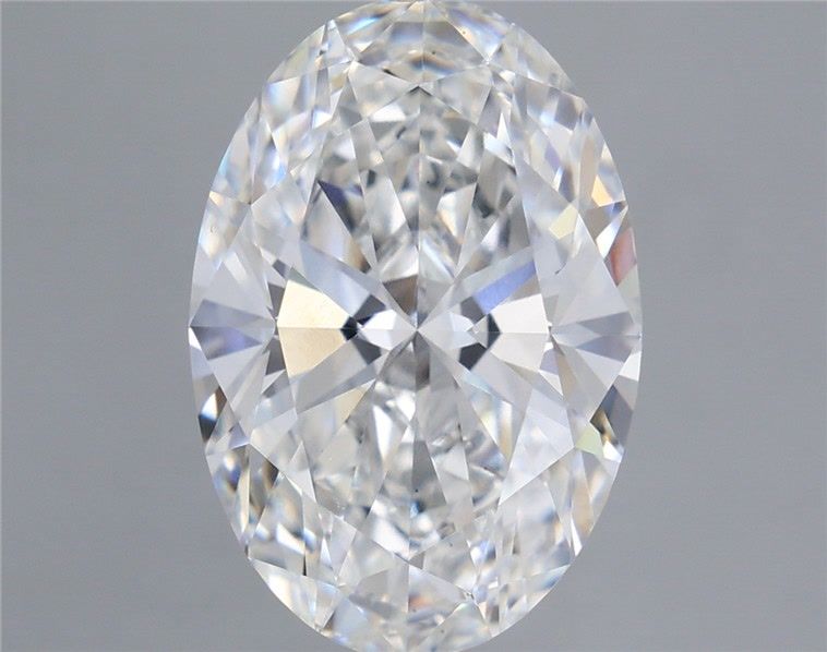 5.57 ct. oval Lab Grown Diamond front image