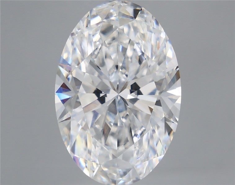 5.86 ct. oval Lab Grown Diamond front image