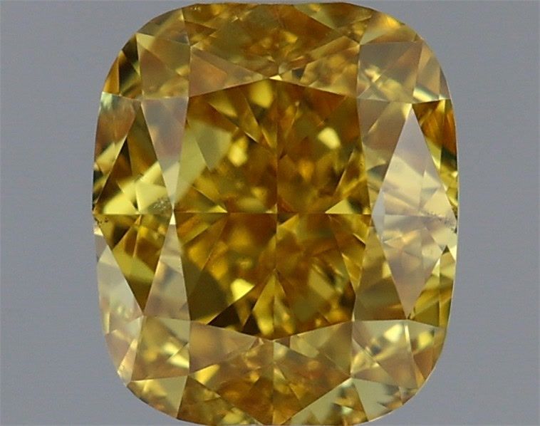 Diament 0.72 ct Fancy Deep Yellow/SI1