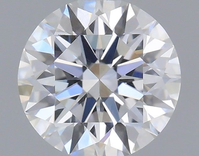 0.53 Carat D VS2 Round Lab Diamond