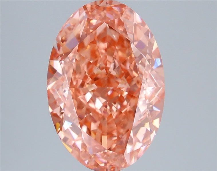 4.05 ct. oval Lab Grown Diamond front image
